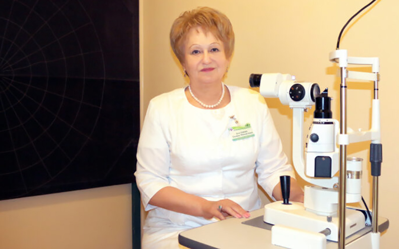 Завідувачка відділення офтальмології Галина Пасічник