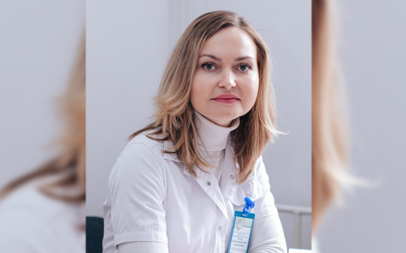 Завідувачка відділення екстрагенітальної патології вагітних Юлія Заречнюк